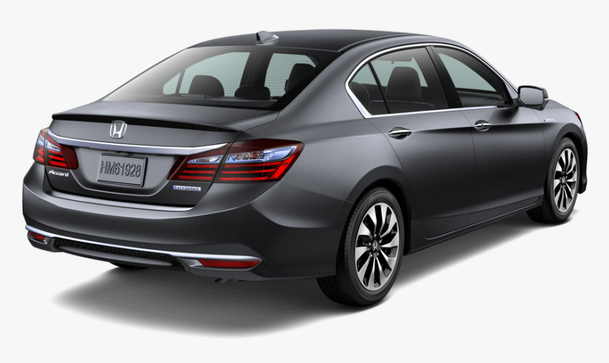 2017 Honda Accord Hybrid Rear Angle - Hybrid Accord 2017 Features, HD Png Download