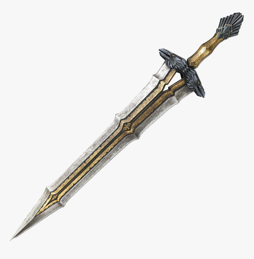 The Hobbit Regal Sword Of Thorin Oakenshield - Sgraffito Tool Ceramics, HD Png Download