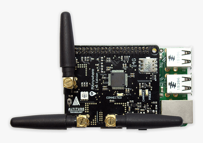 Iot Bit 4g & Lte Hat For The Raspberry Pi - Raspberry Pi 4g Hat, HD Png Download