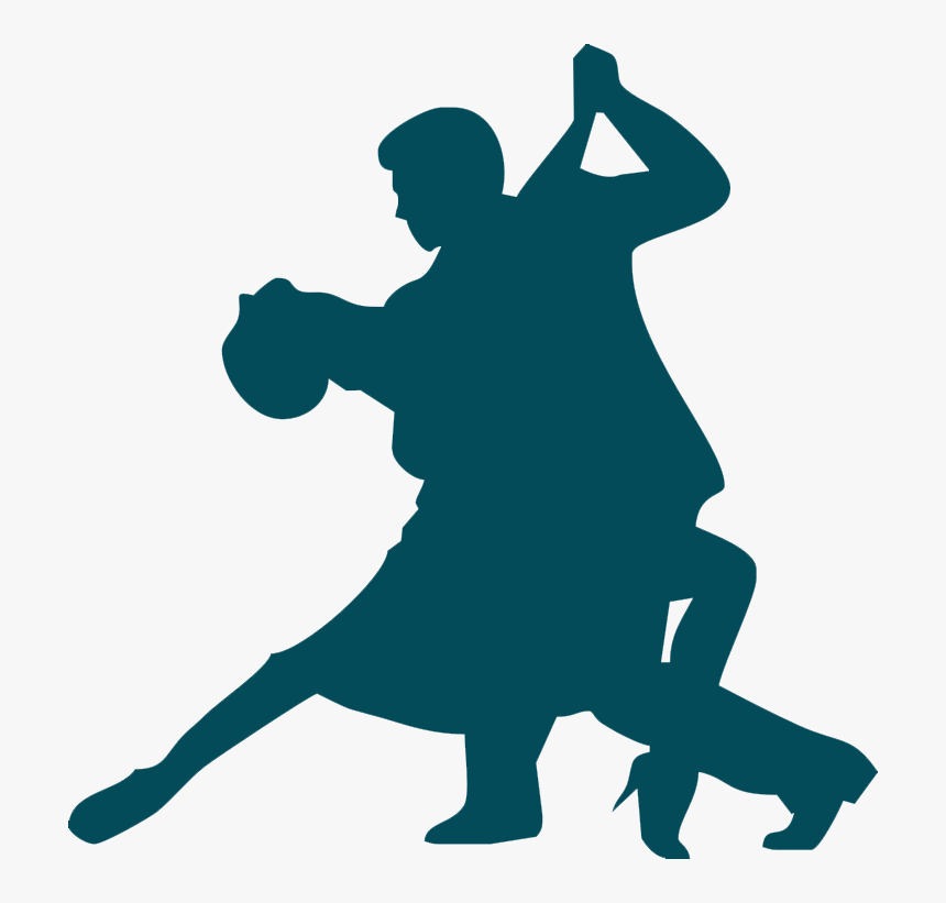Argentine Tango Dance Silhouette Salsa - Tango Silhouette, HD Png Download