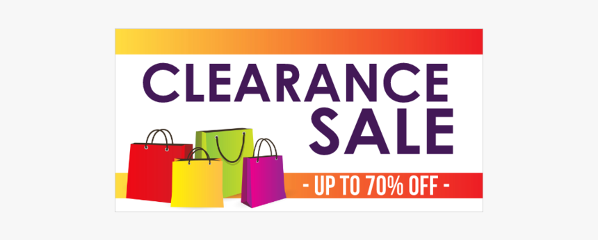 Banner Clearance Sale Png, Transparent Png