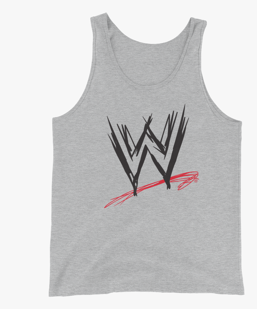 Wwe Scratch Logo Unisex Tank Top 
 Class - Logo W Smack Down, HD Png Download
