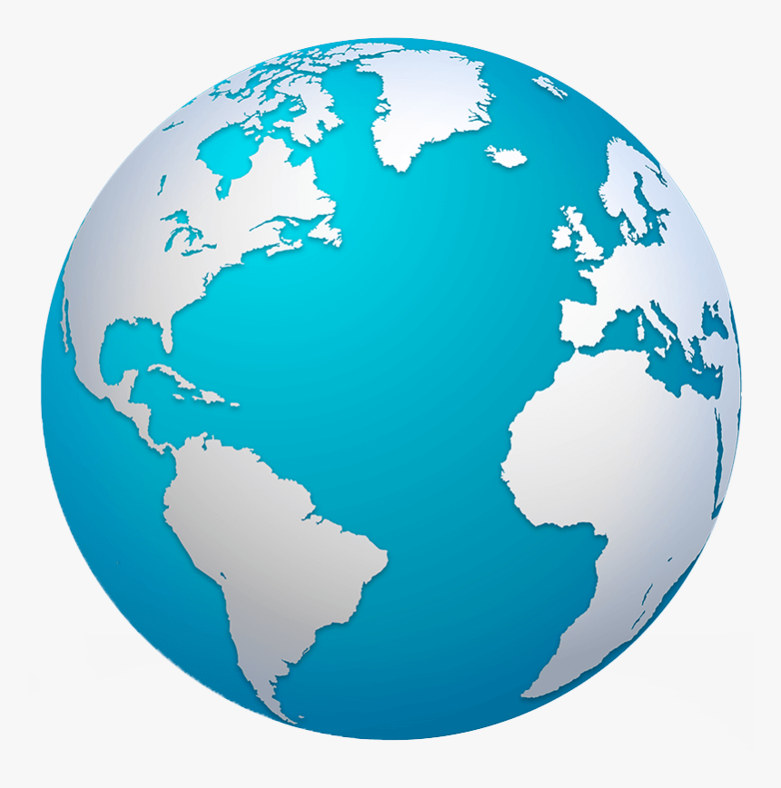 Earth Black Annealed Wire Houston Dallas San Jose - World Map Globe Clipart, HD Png Download