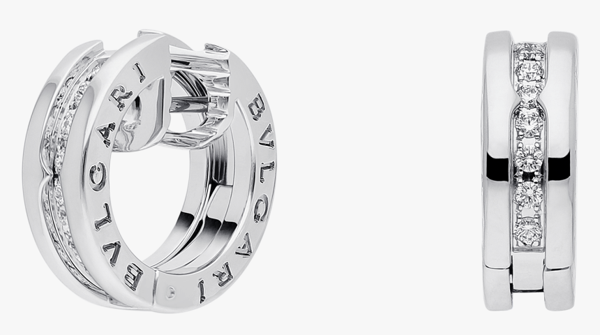 Bvlgari Earrings White Gold, HD Png Download