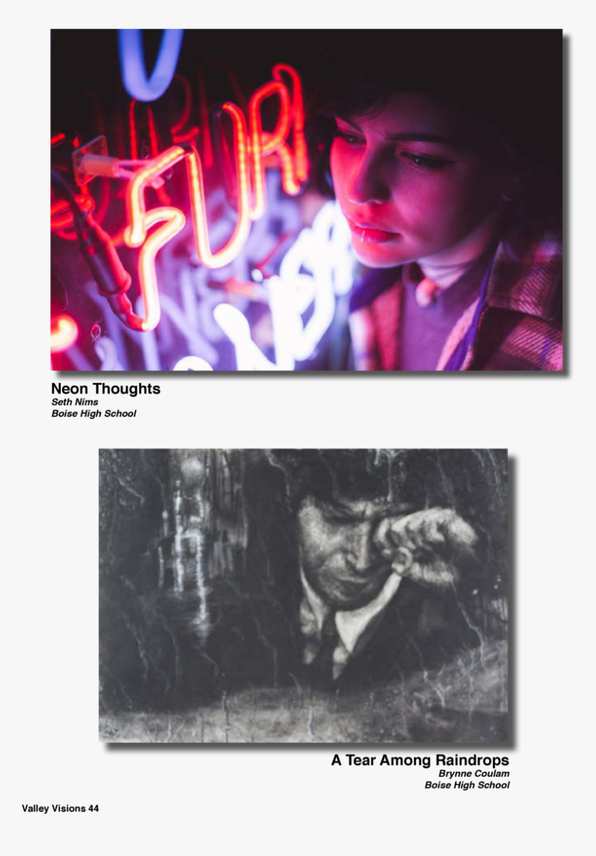 Neon Thoughts Seth Nims Boise High School Ap Art Rips - Album Cover, HD Png Download