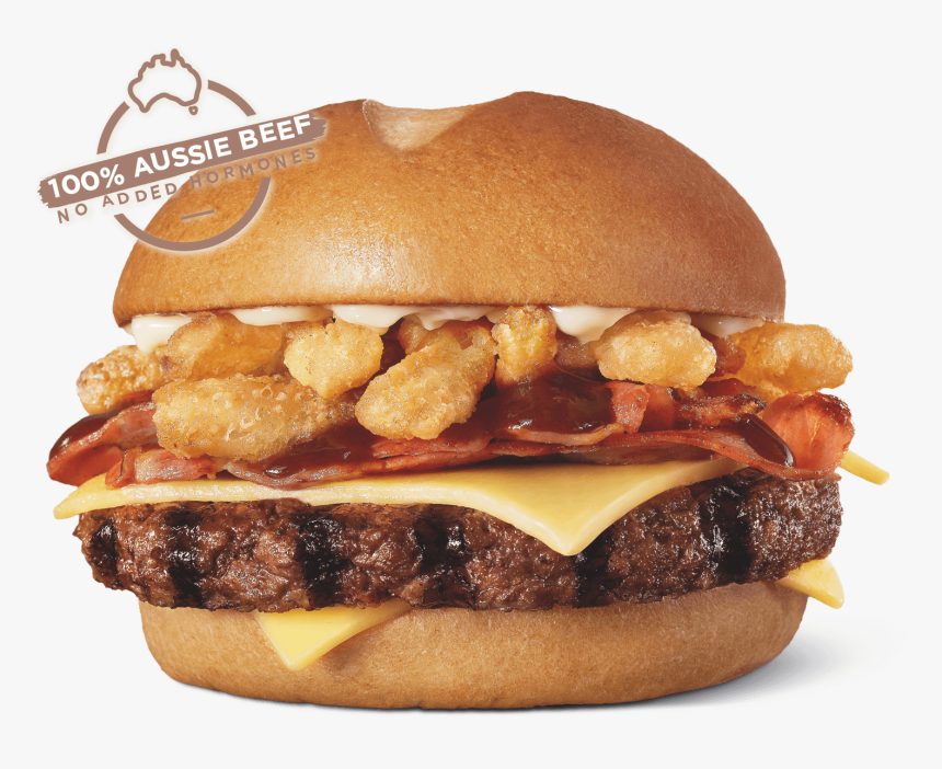 Grill Masters Smokey Bbq Angus , Png Download - Hungry Jacks Smokey Bbq Angus, Transparent Png