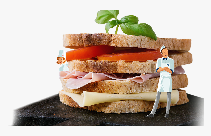 Transparent Bologna Sandwich Clipart - Fast Food, HD Png Download