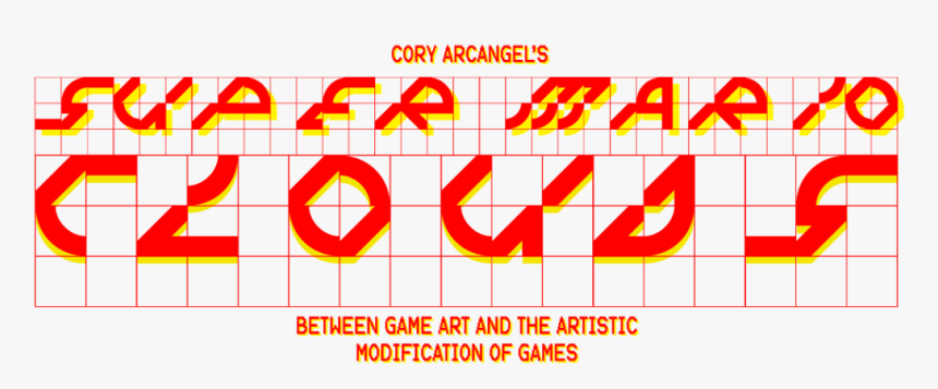 Cory Arcangel S Work Super Mario Clouds Is Considered - Graphic Design, HD Png Download