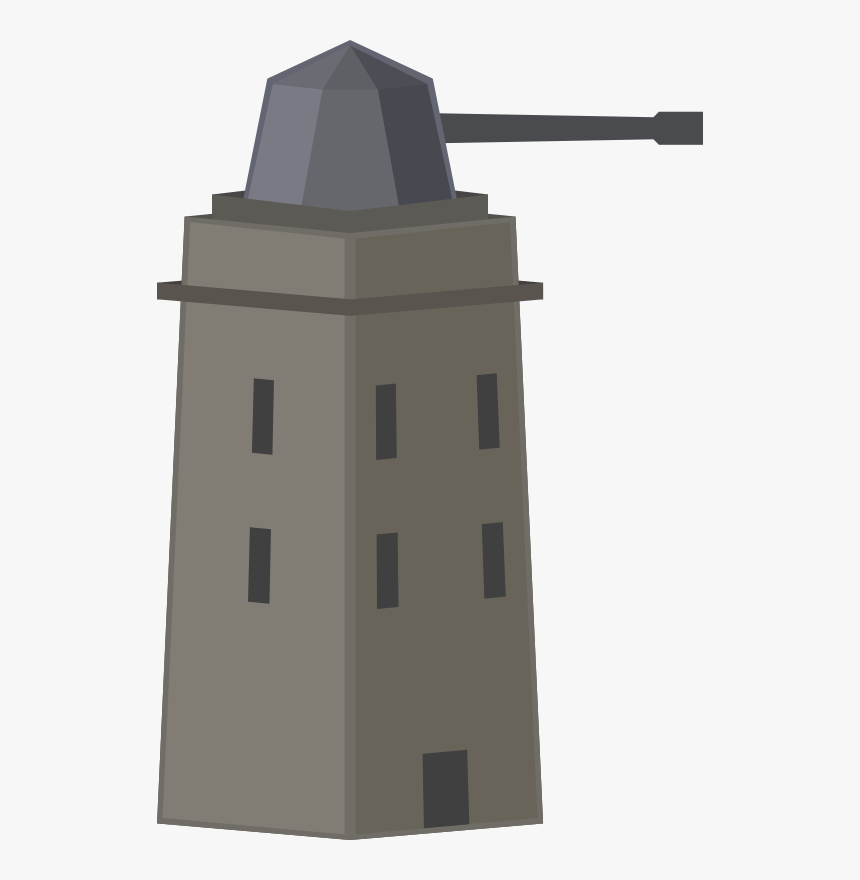 Anti-air Tower Or Turret - Turret Clipart, HD Png Download