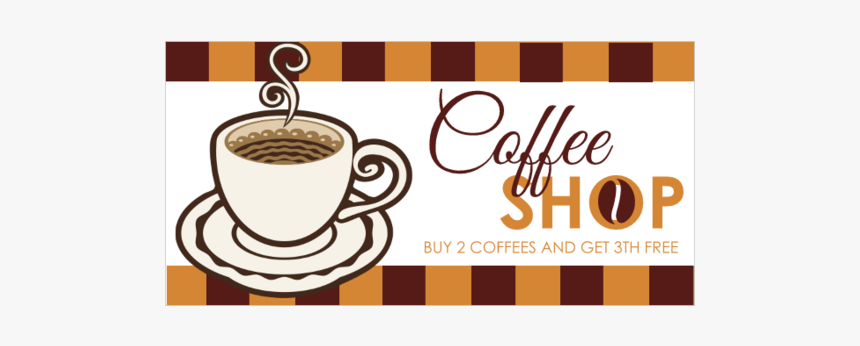 Coffee Shop Banner Png, Transparent Png