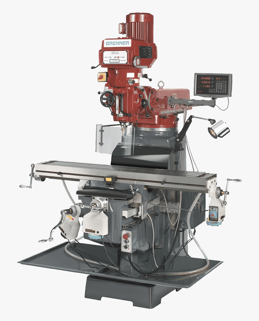 Main View Brenner Turret Mill - Milling, HD Png Download