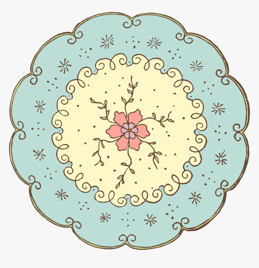 Free Vector� Vintage Doilies - Vintage Doily Clip Art, HD Png Download