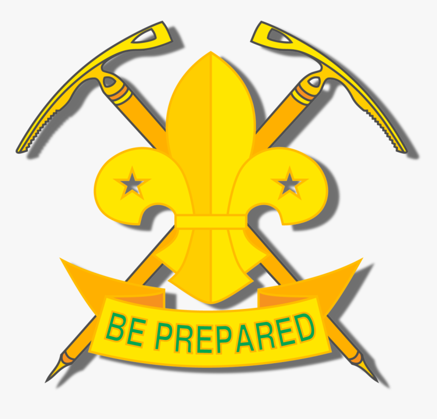Mountaineer Scout Logo Gold 100 With Shadow - Logo Scout Adventure, HD Png Download