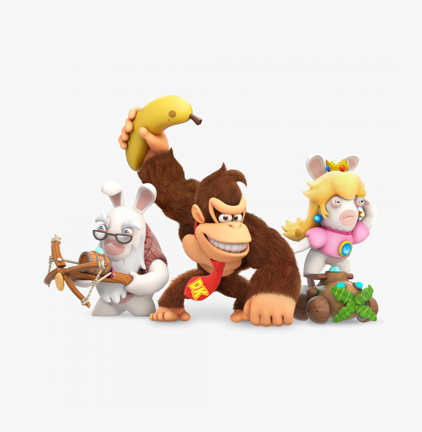Mario Rabbids Kingdom Battle Donkey Kong , Png Download - Donkey Kong Mario Rabbids, Transparent Png