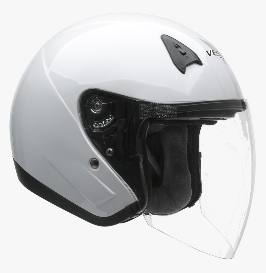 Vega Deluxe Open Face Helmet - Full Face Visor Motorcycle Helmet, HD Png Download