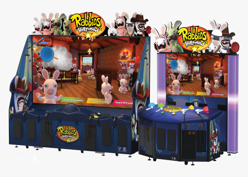 Rabbids Hollywood Arcade Game, HD Png Download