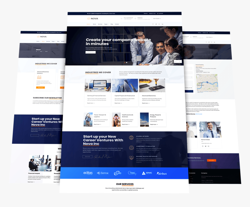 Business Template - Online Advertising, HD Png Download