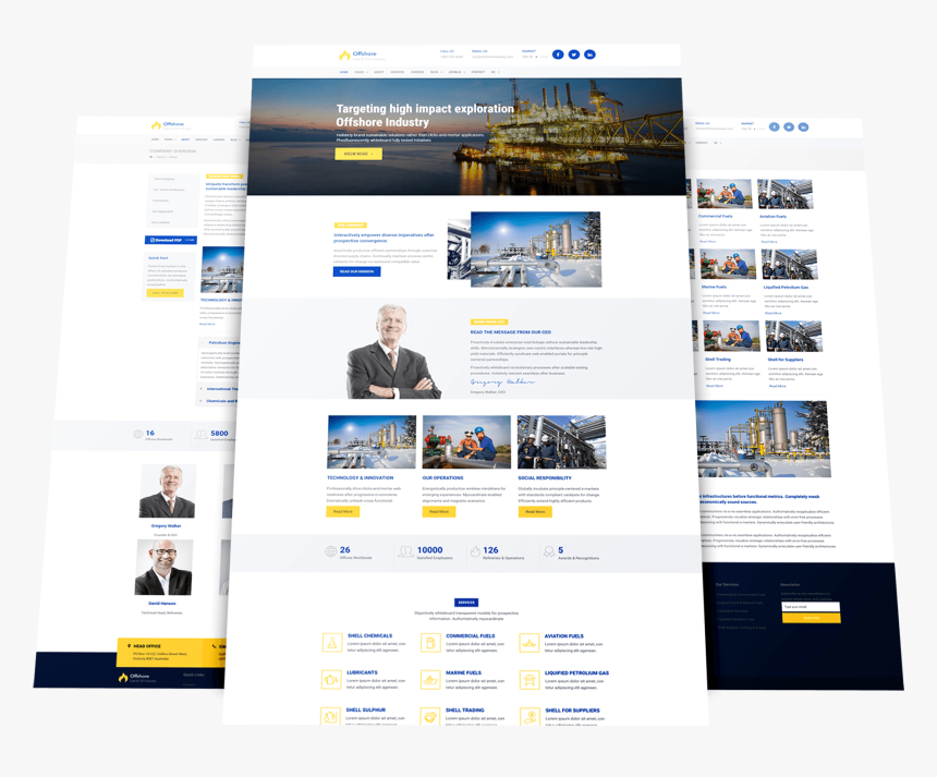 Industrial Joomla Template - Online Advertising, HD Png Download