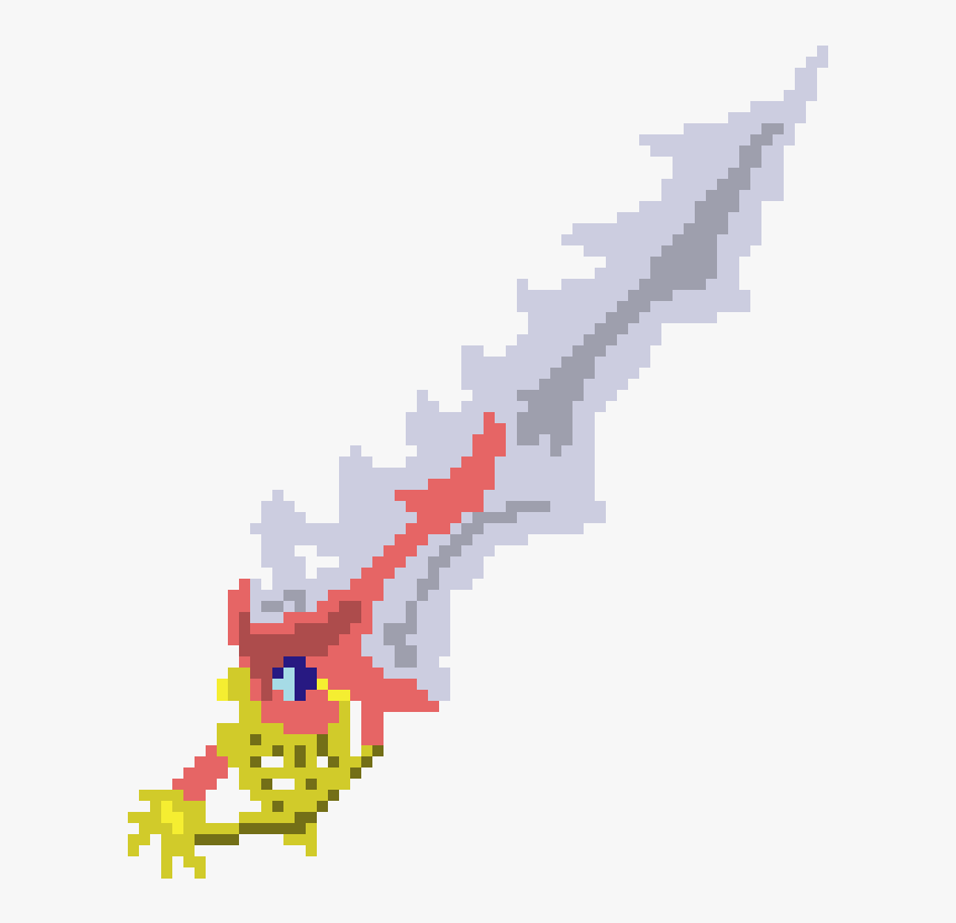 Pixel Art Rapier, HD Png Download