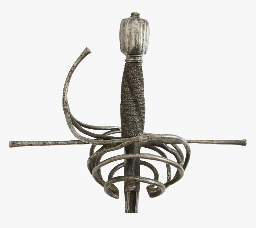 German Swept Hilt Rapier C - Sabre, HD Png Download