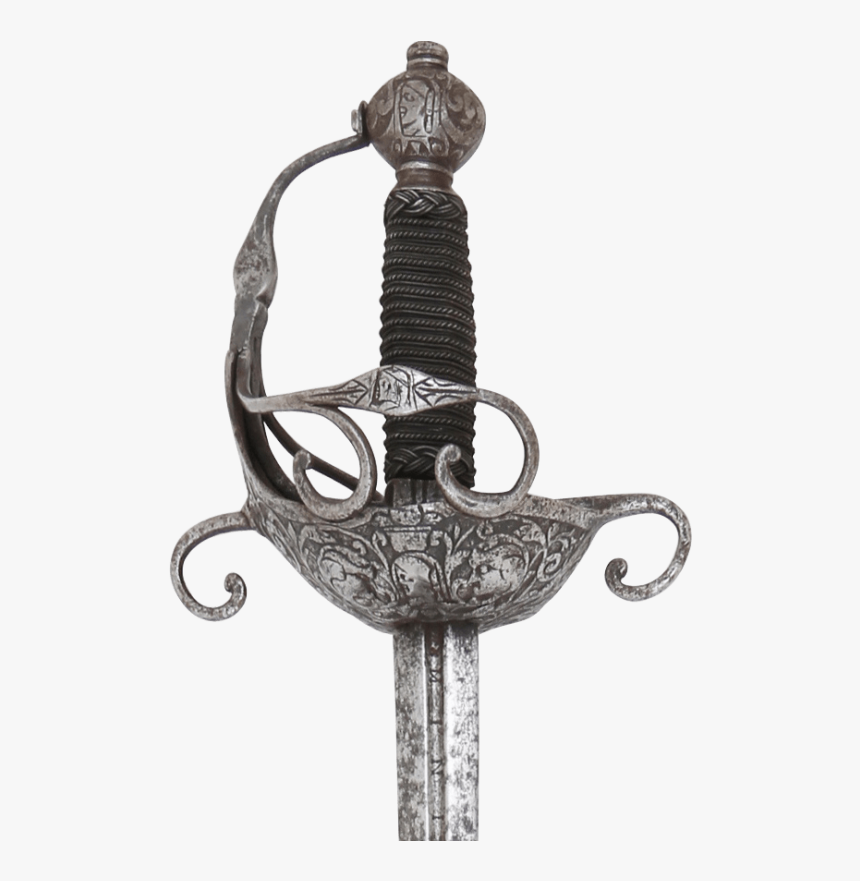 English Cup Hilt Rapier, HD Png Download
