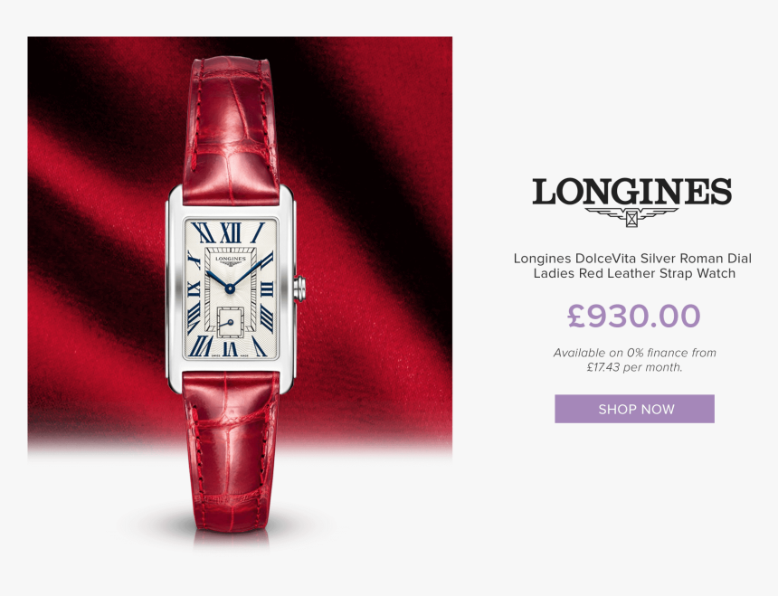Longines Dolce Vita Red, HD Png Download