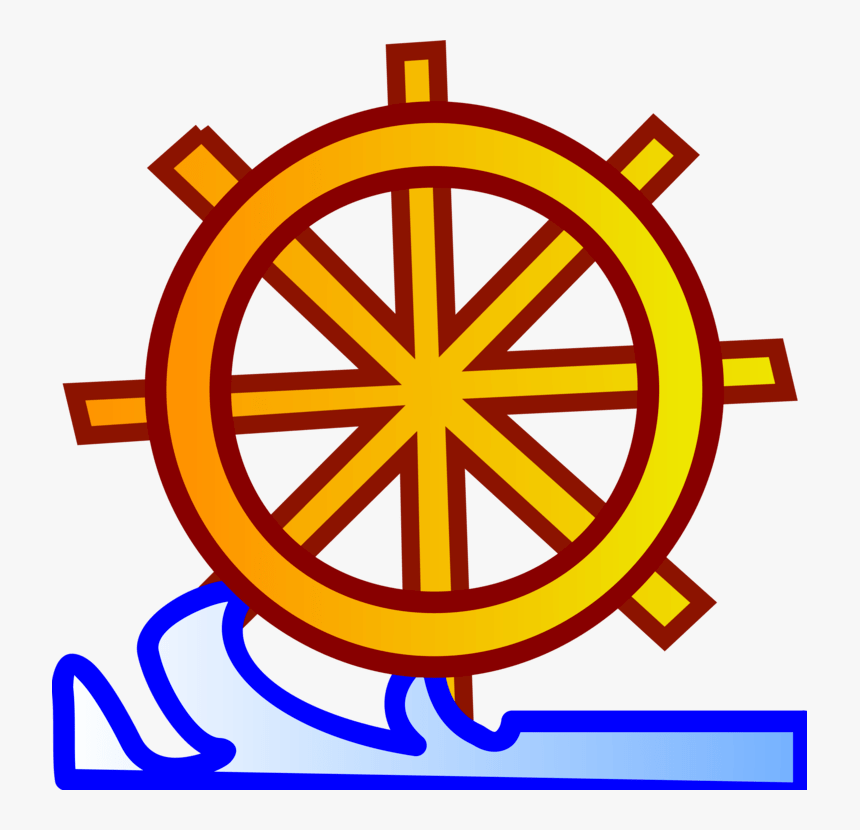 Transparent Wheel Clipart - Water Wheel Clipart, HD Png Download