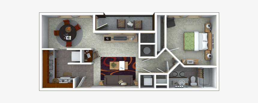 Enso Apartments Floor Plan, HD Png Download