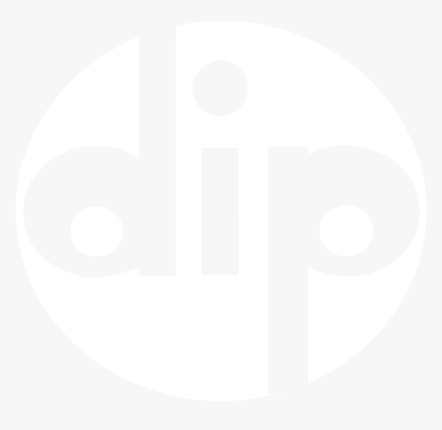 Dip Logo Black And White - Circle, HD Png Download