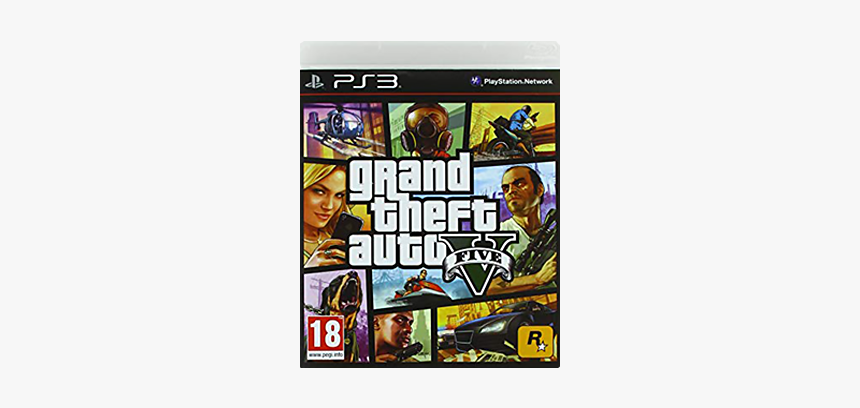 Grand Theft Auto V Image - Ps3 Wwe Games, HD Png Download