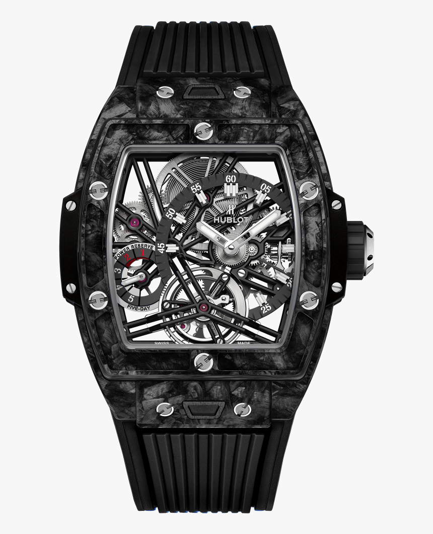 Spirit Of Big Bang Tourbillon Carbon Black - Hublot Spirit Of Big Bang Tourbillon, HD Png Download