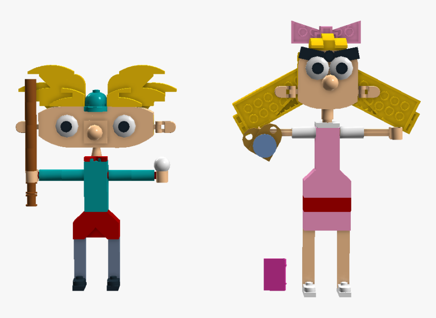 Lego Ideas Product Hey Arnold And Helga - Nickelodeon Hey Arnold Lego, HD Png Download