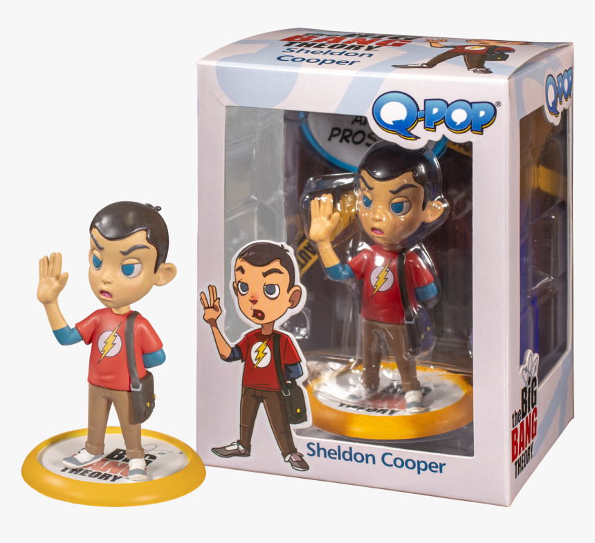 The Big Bang Theory - Big Bang Theory Q Pop Sheldon, HD Png Download