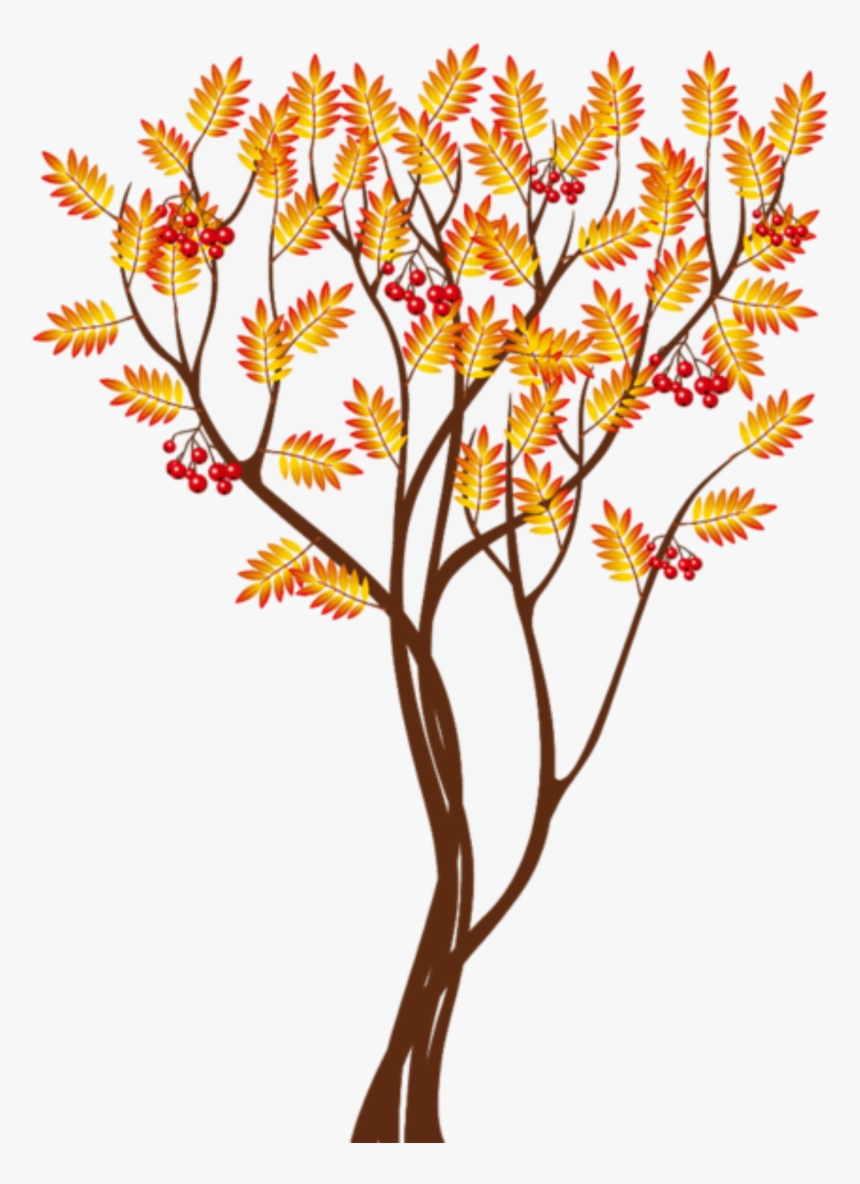 Fall Tree Transparent Autumn Clipart Image Png - Transparent Autumn Tree Clipart, Png Download
