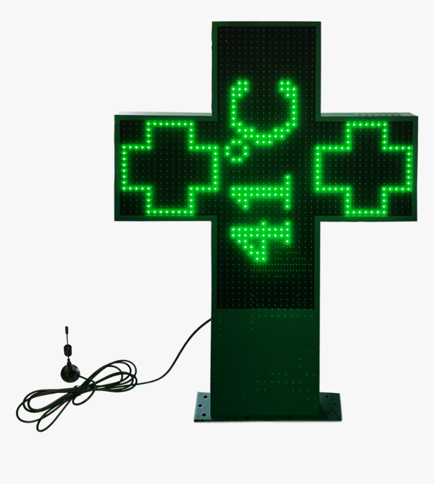 Ce Rohs Customize Outdoor P10,p16, P20, P25 Led Pharmacy - Cross, HD Png Download