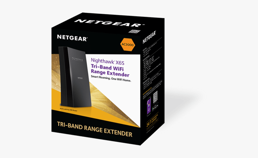 Netgear Nighthawk X6s Tri Band Wifi Range Extender, HD Png Download