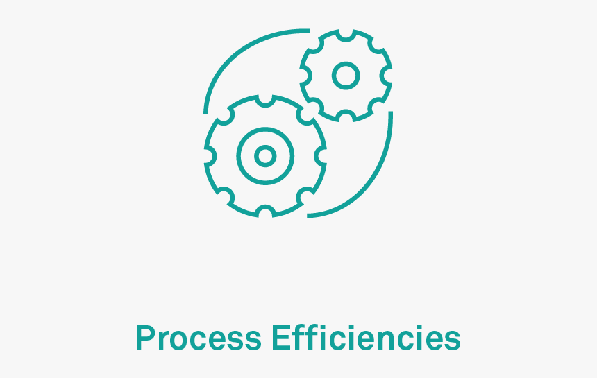 Icon-processefficiencies - Cog Line Icon Png, Transparent Png