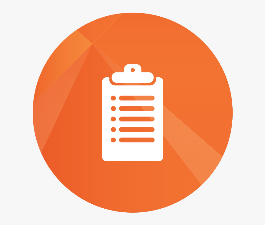 10-step Process Icon Orange - Circle, HD Png Download