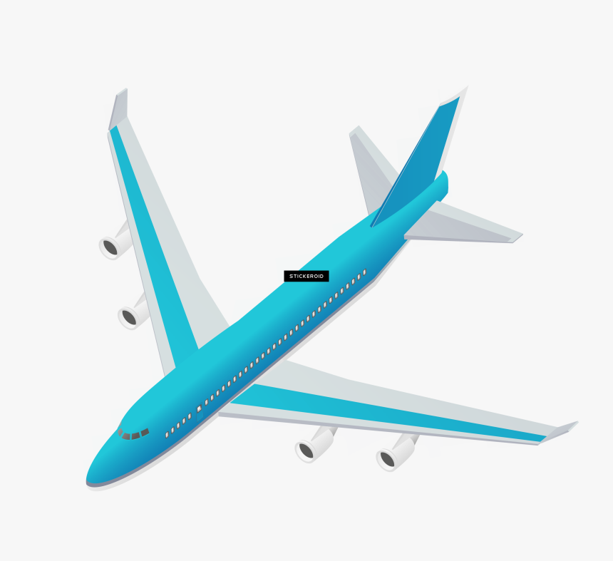 Airplane Transportation , Png Download - Wide-body Aircraft, Transparent Png