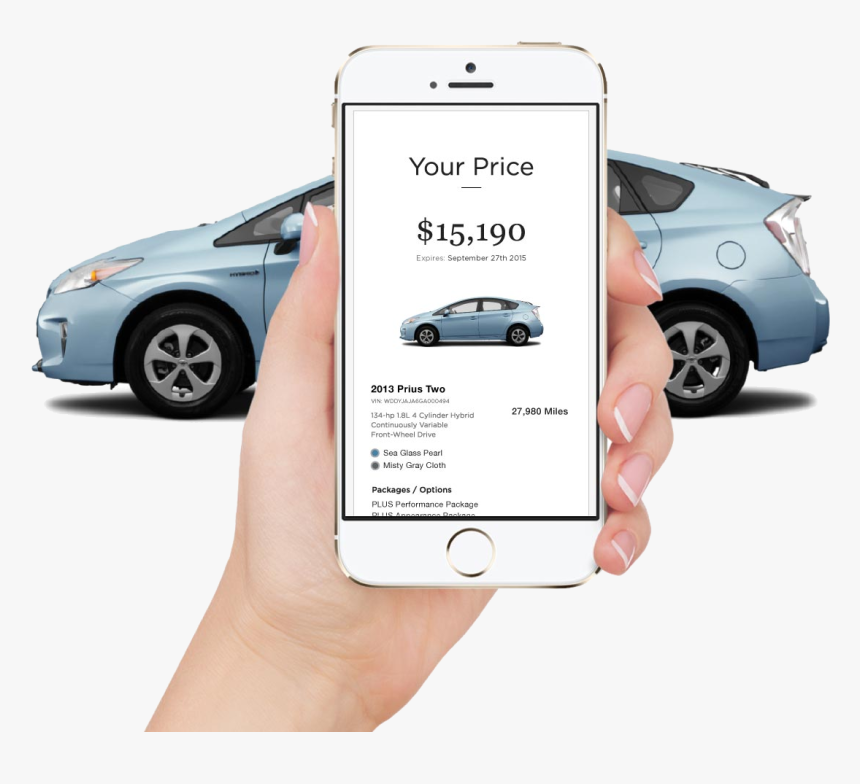 Prius 2014 Side View, HD Png Download