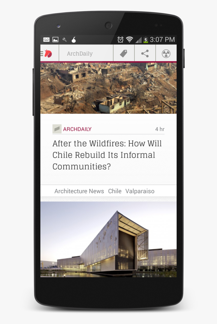 06 P Feed - News Feed App Github, HD Png Download