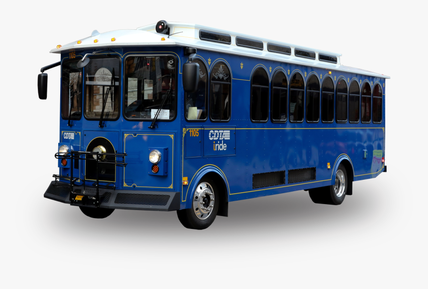 Cdta Saratoga Broadway Trolley - Bus, HD Png Download