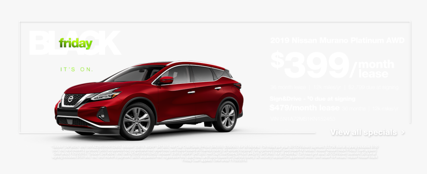 2019 Nissan Murano Mocha Almond Pearl, HD Png Download
