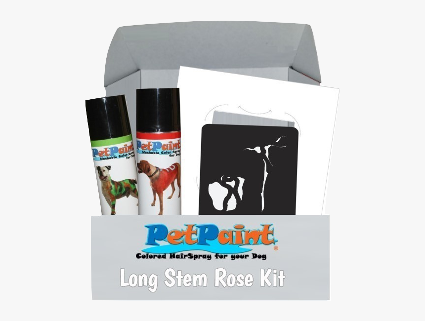 Long Stem Valentines Rose Kit - Paint, HD Png Download