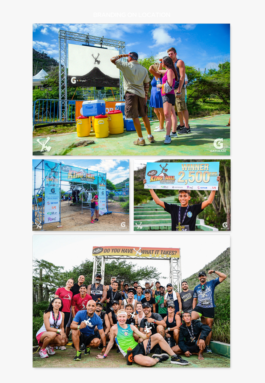 Picture Of King Of The Hill Event Branding On Location, HD Png Download