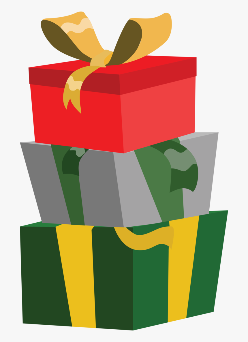 Transparent Christmas Presents Clip Art - Christmas Gifts Vector Png, Png Download