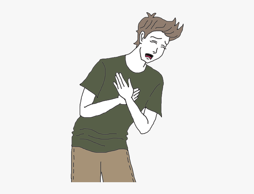 Heart Attack - Person Heart Attack Drawing, HD Png Download