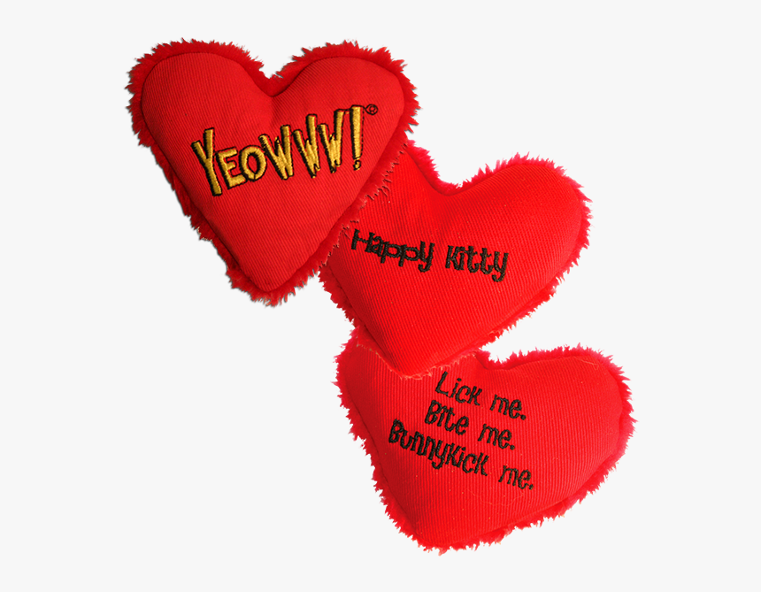 Heartyeowwwthreev2-web - Yeowww Catnip Heart, HD Png Download