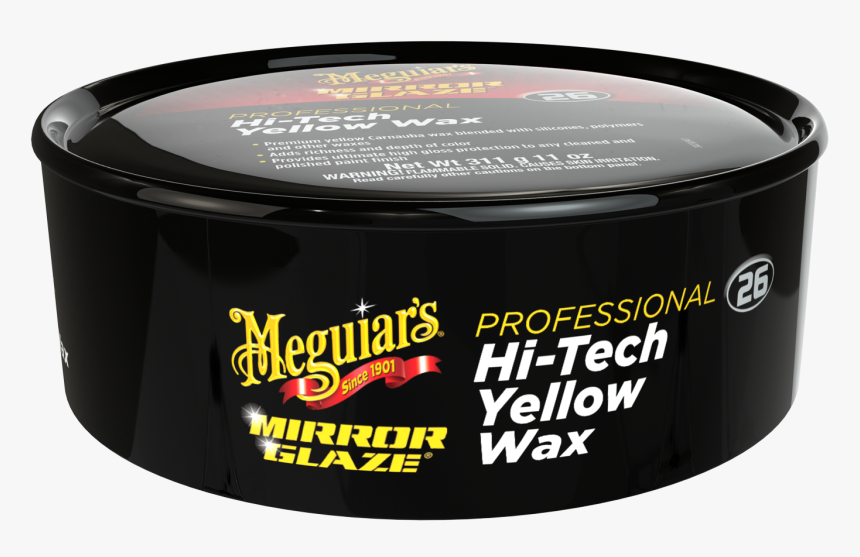 M26 Mirror Glaze® Hi-tech Yellow Wax, Paste - Meguiars, HD Png Download