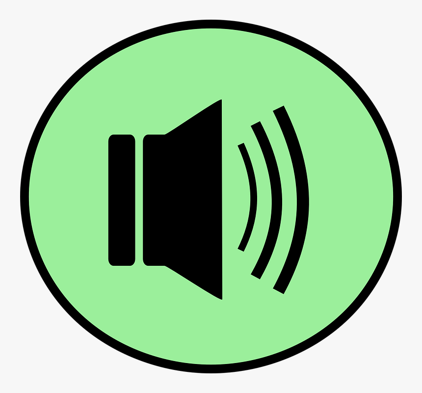 Button, Speaker, Symbol, Icon, Web, Music, Sound - Clipart Audio, HD Png Download